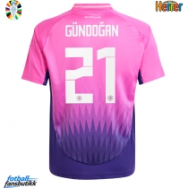 Tyskland Ilkay Gundogan #21 Bortedrakt EM 2024 Kortermet